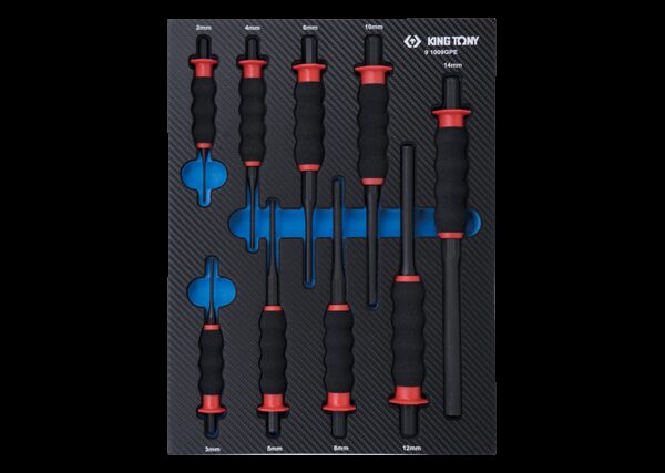 Bandeja EVAWAVE de botadores enfundados – 9 piezas