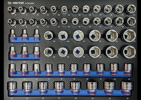 Bandeja EVAWAVE de vasos métricos hexagonales 1/2" - 60 piezas